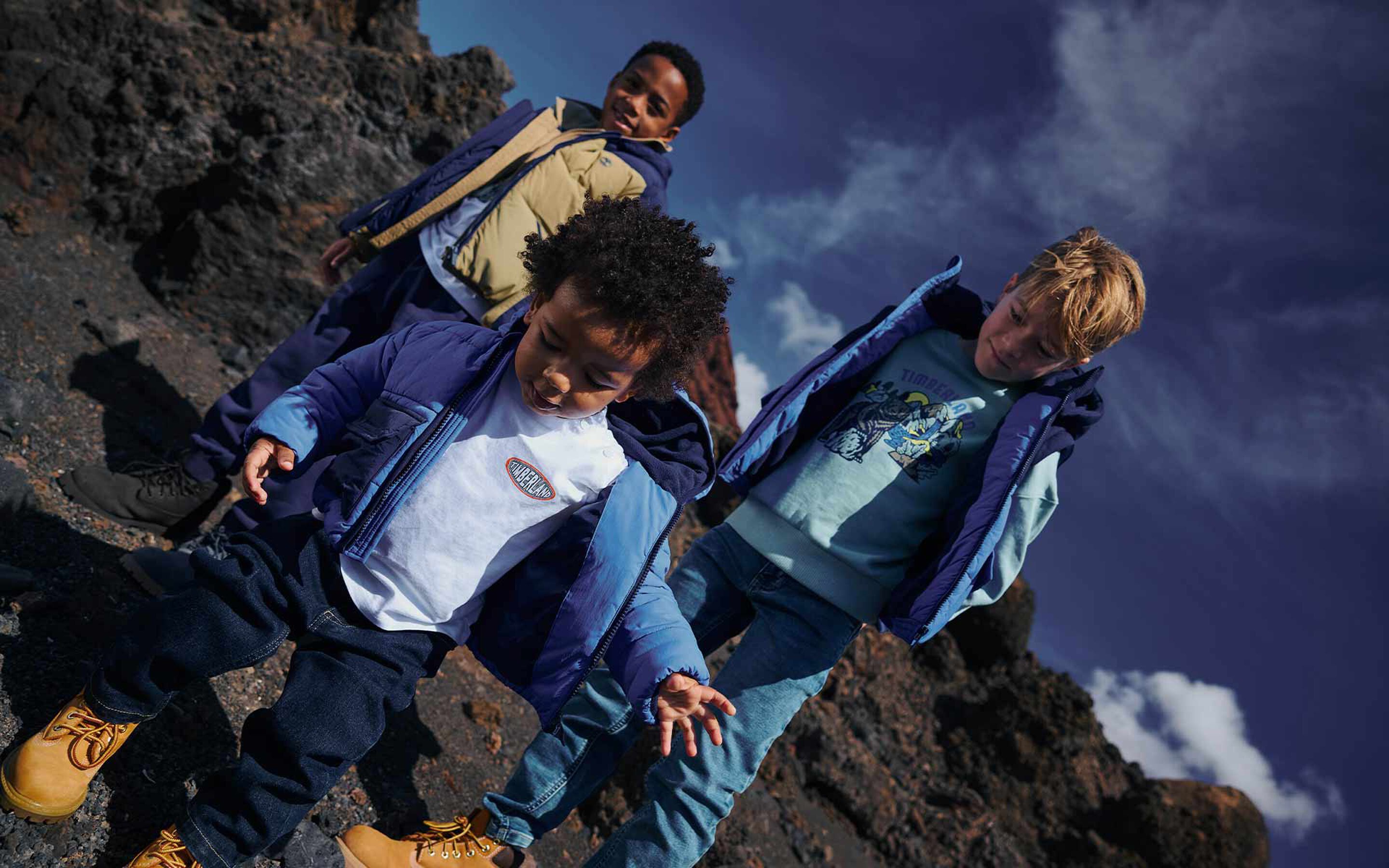 trends fashion boy green around Timberland for Kids around