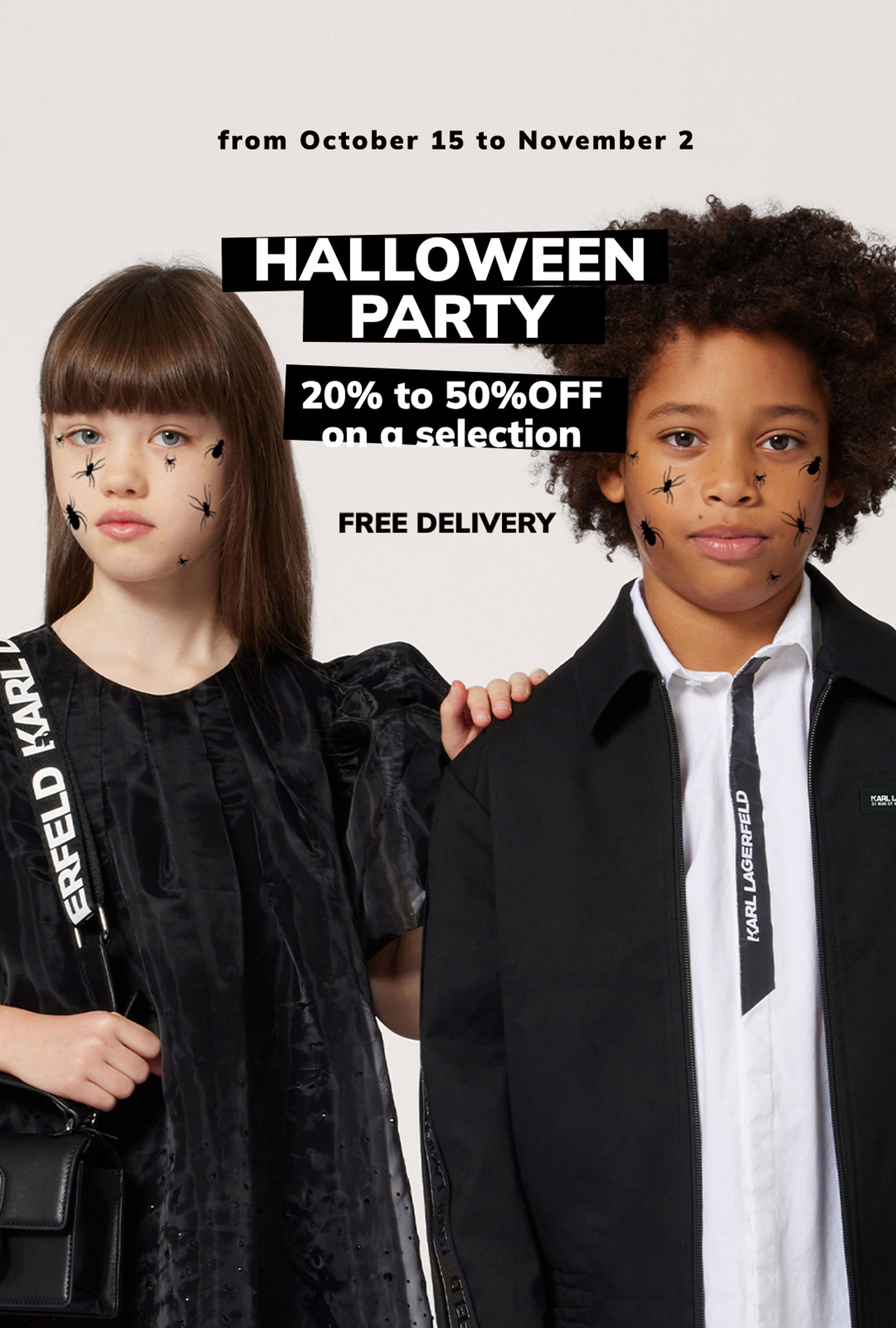 Up to 50% off kids’ and baby clothing