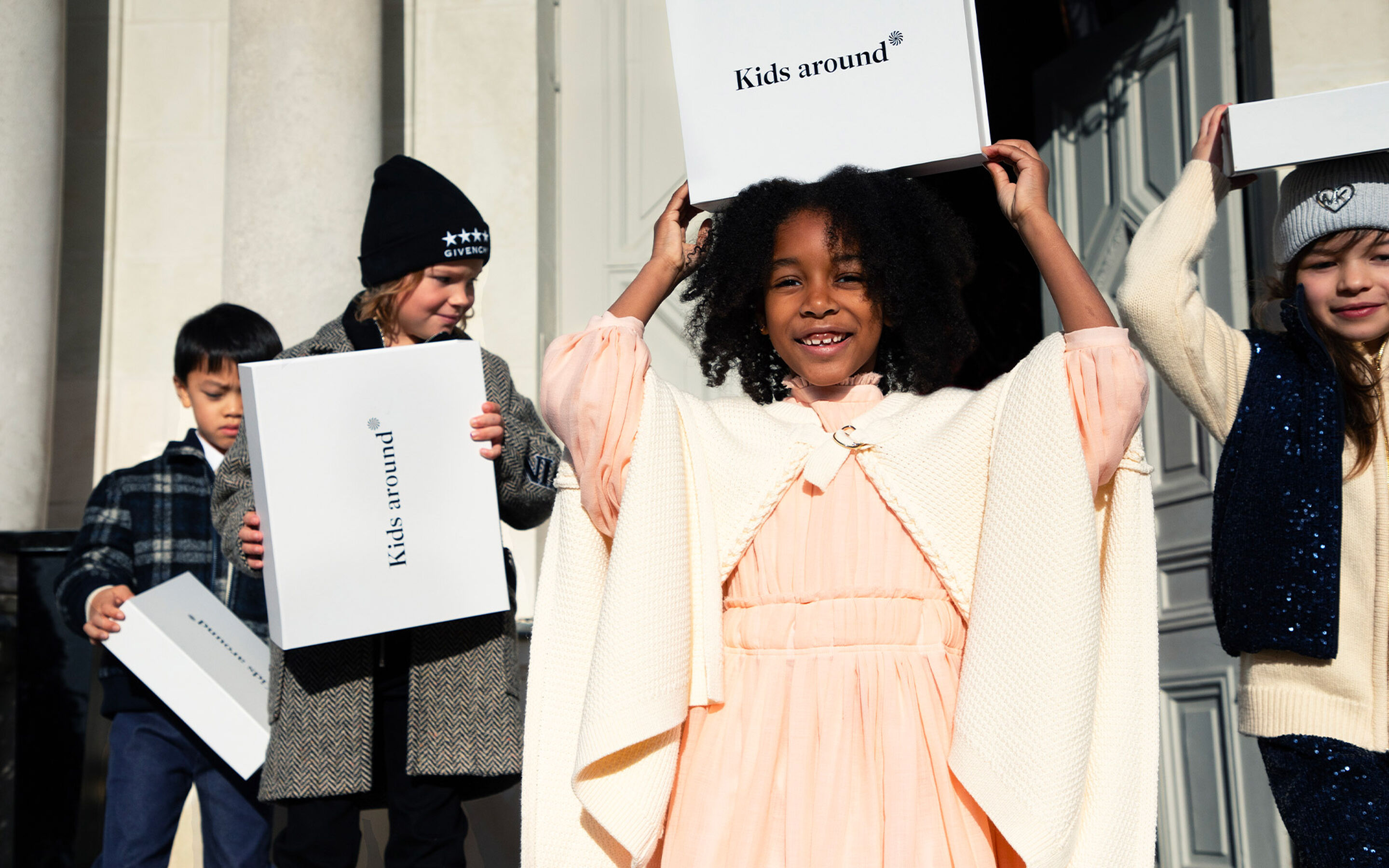 clothes for girls and boys, givenchy and lanvin, on kids around