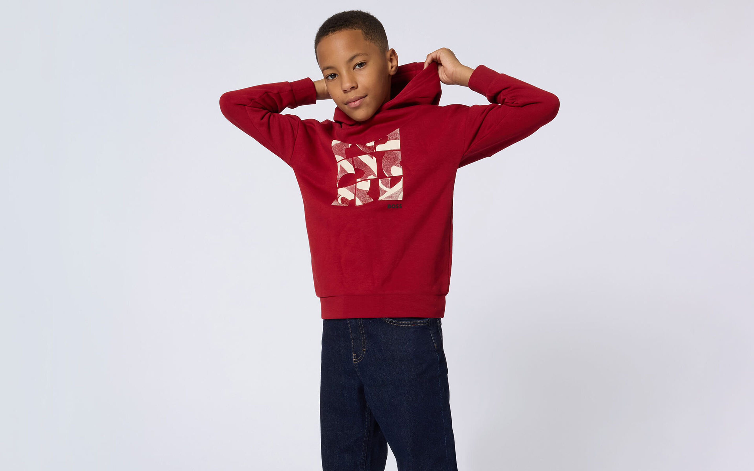 Sweaters BOSS Kids around