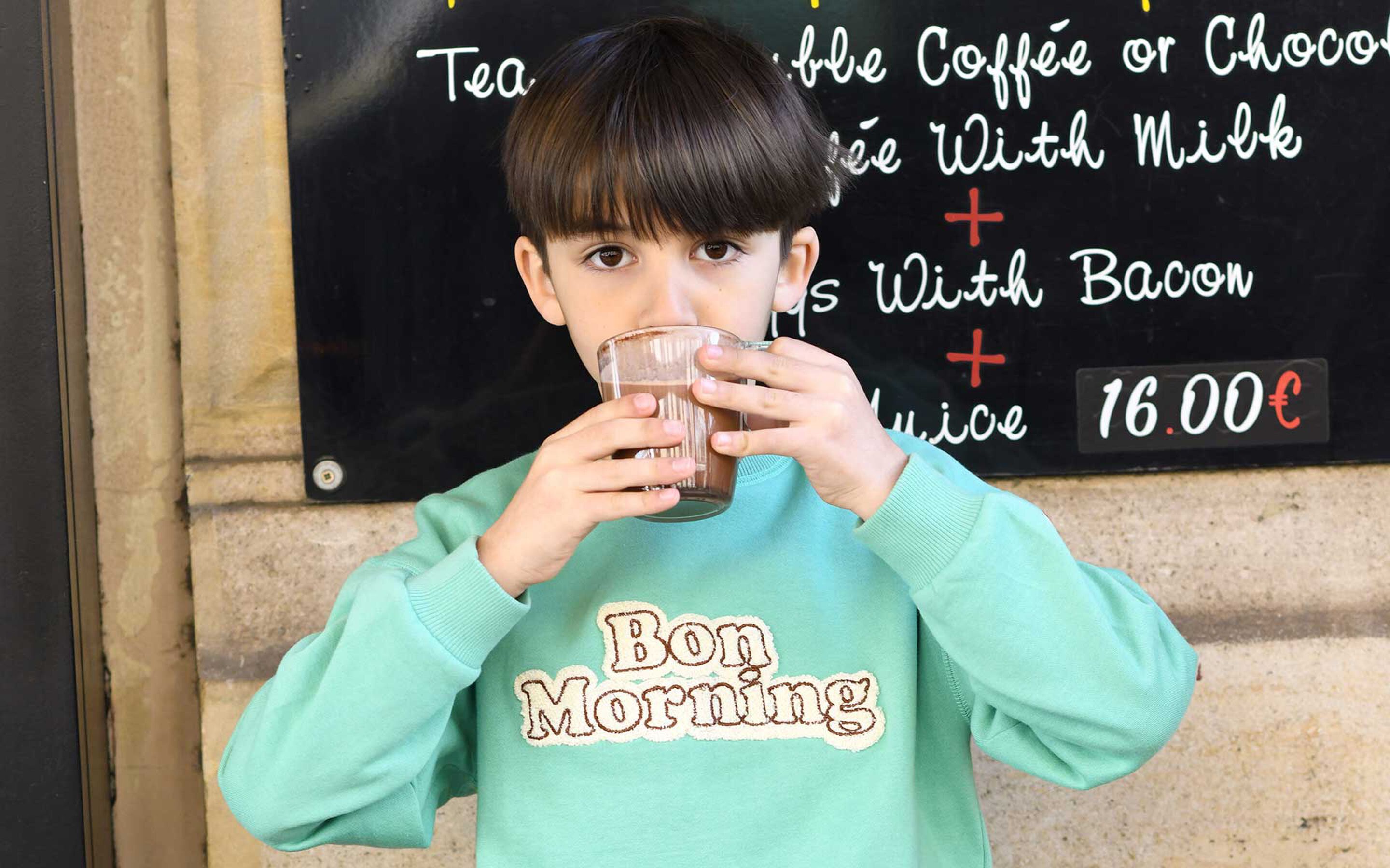 clothes for girl and boy, Hugo boss and karl lagerfeld, on kids around