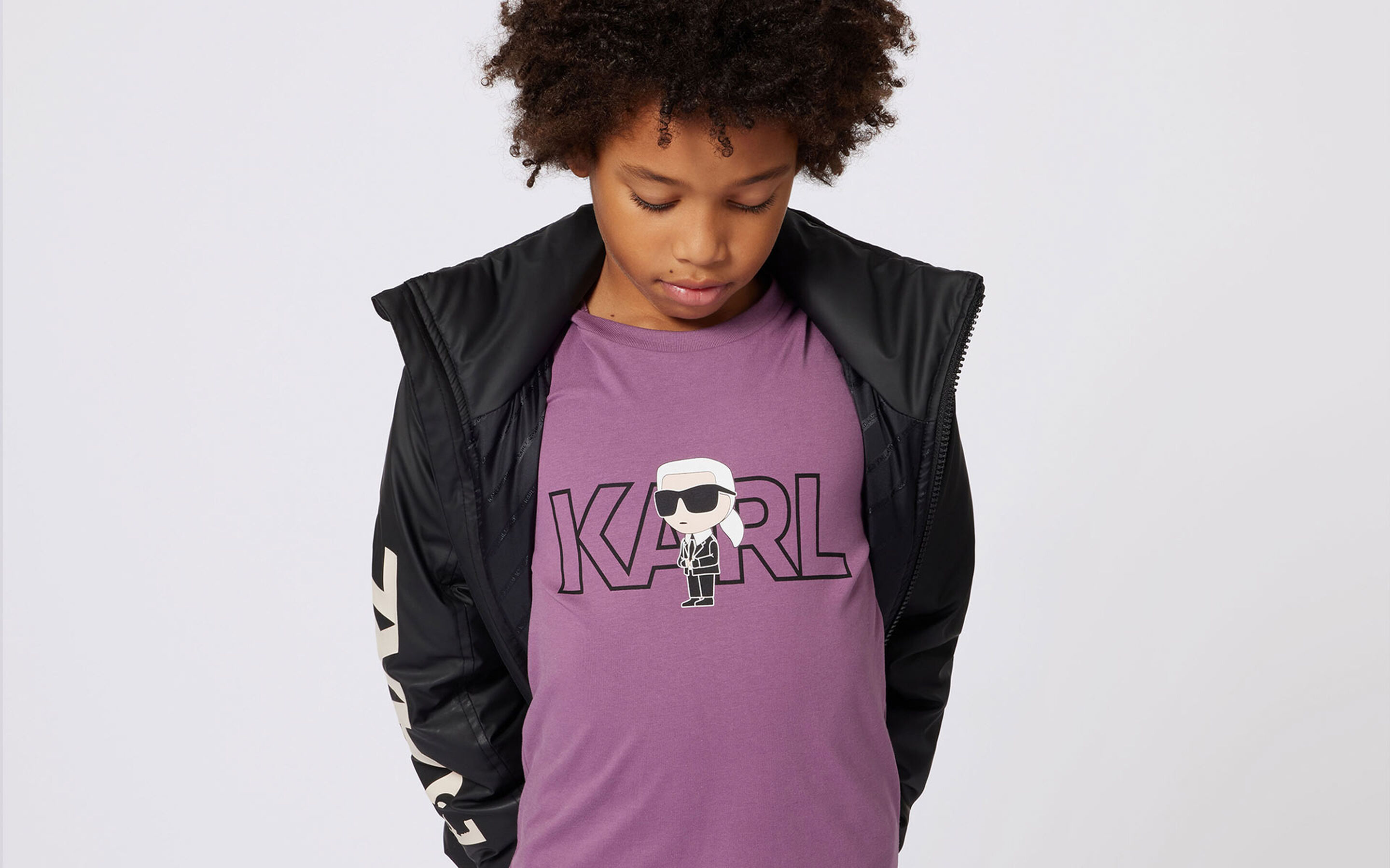 tshirts KARL LAGERFELD KIDS on kids around