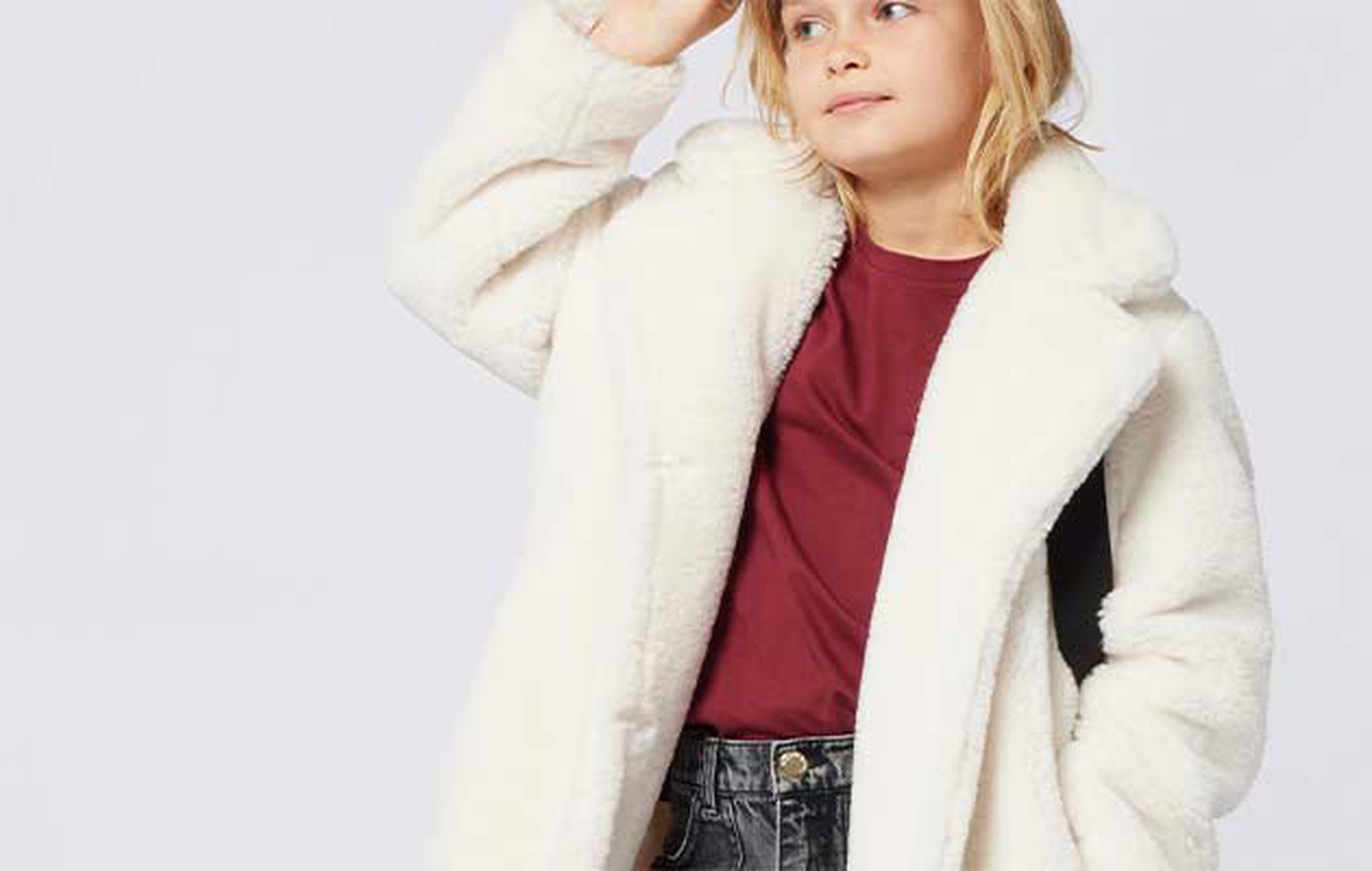 Kids Around Winter 2025 colour story featuring deep blues and elegant neutral shades