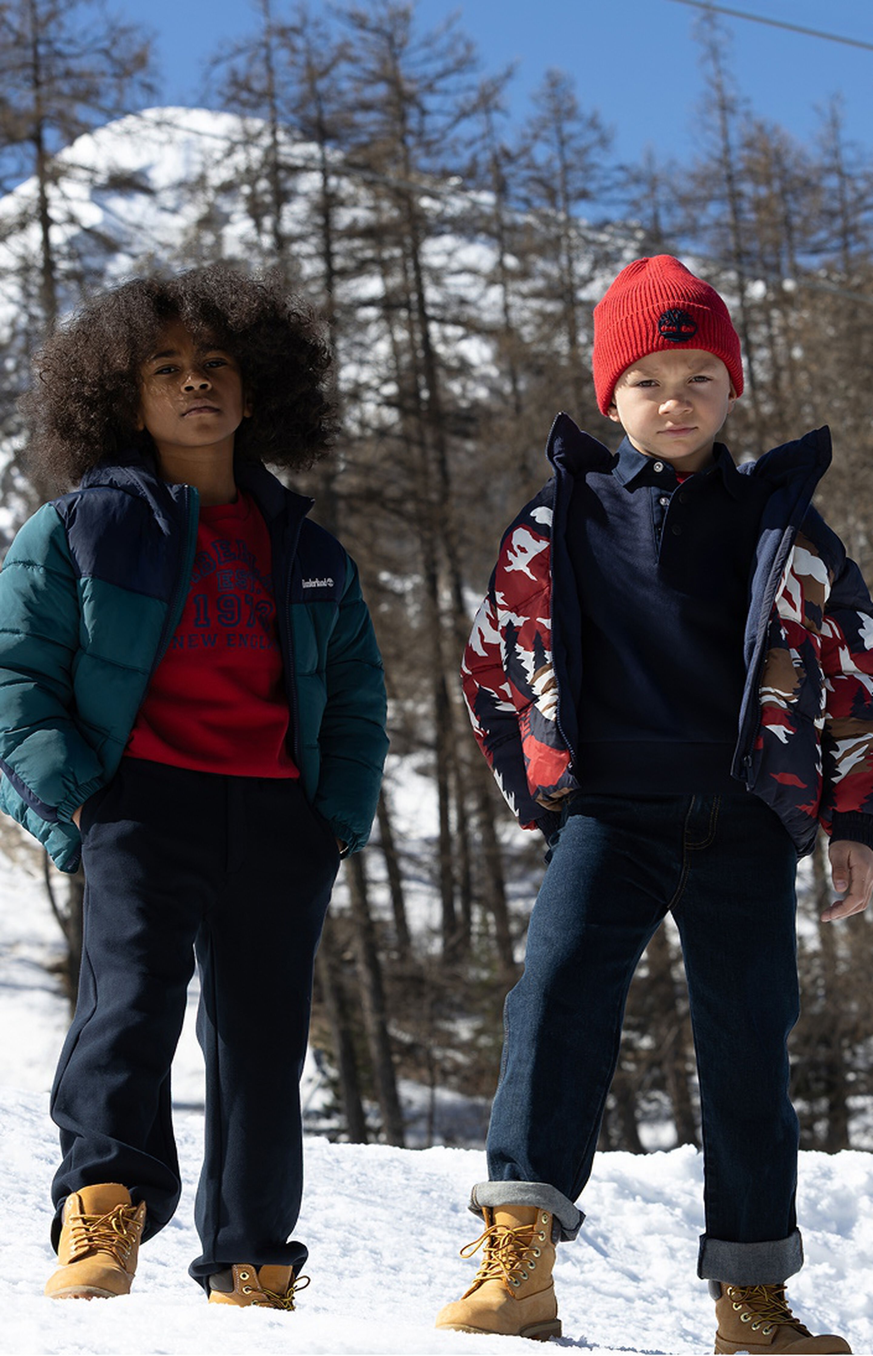 doudounes pour enfants de la marque Timberland sur Kids around