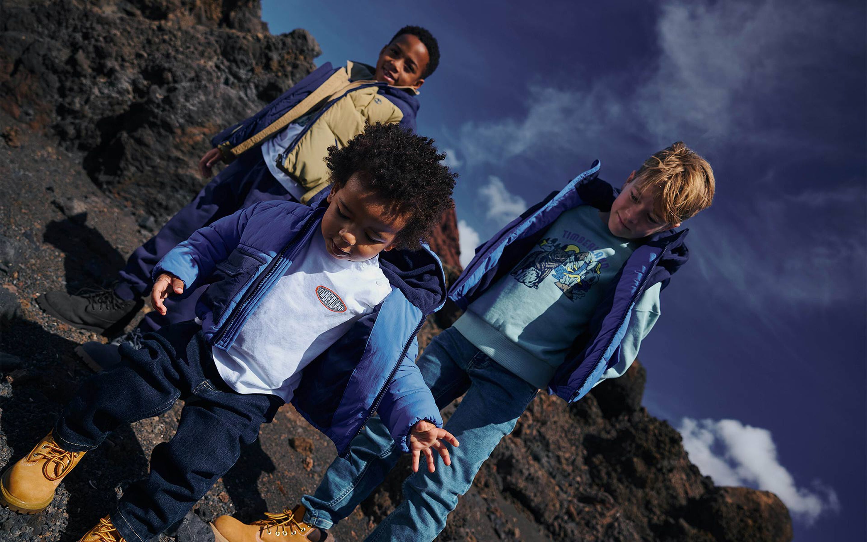 Children's sweaters from the Timberland brand on Kids around