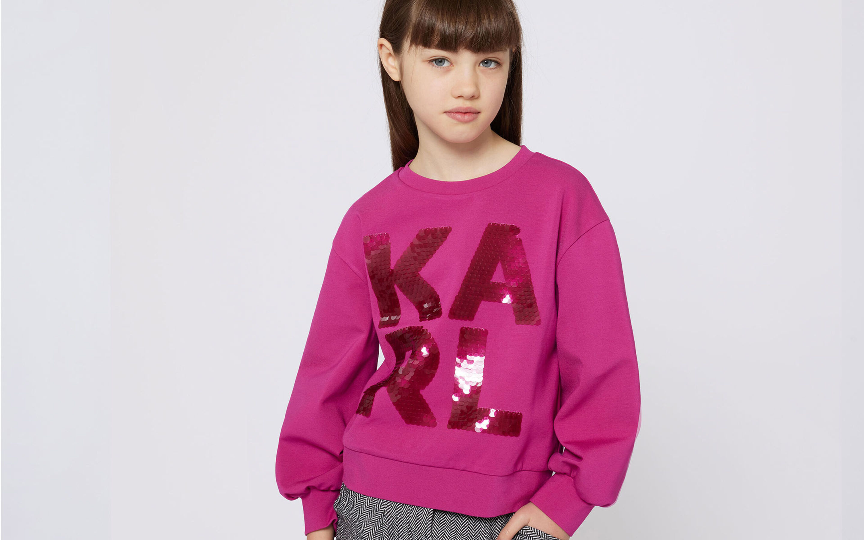 pullover KARL LAGERFELD KIDS brand on kids around