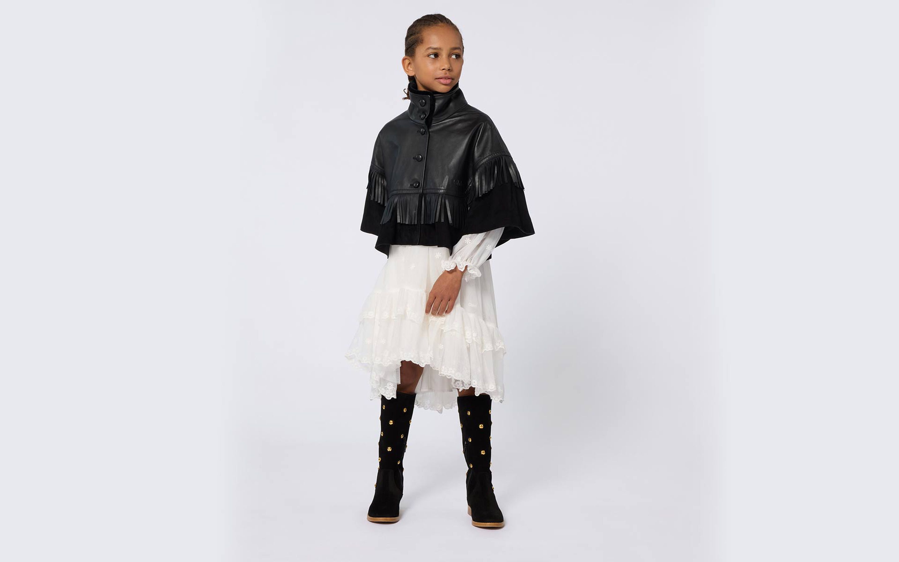 Dresses from luxury brands on Kids around
