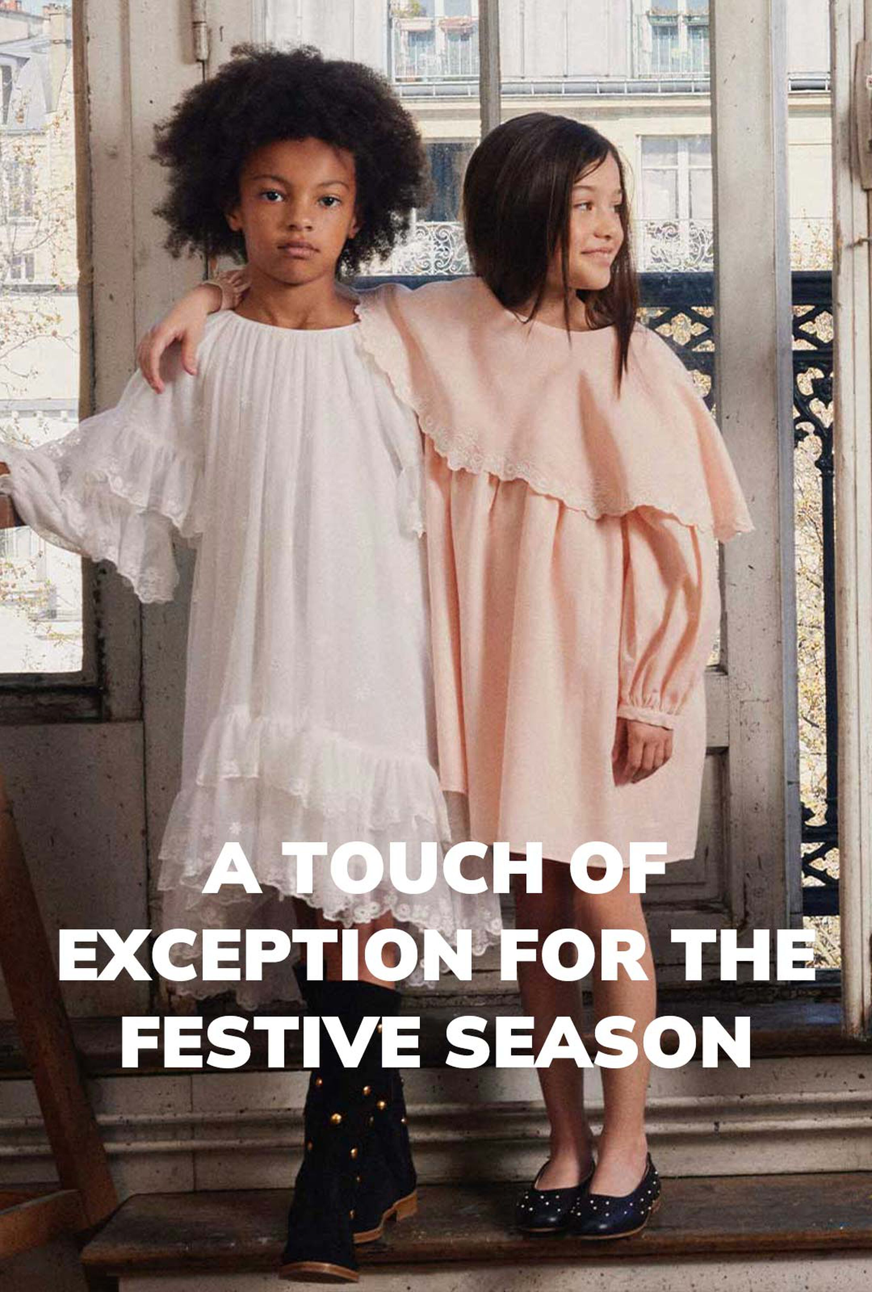 Children’s clothing and accessories from the luxury brands Chloé, Givenchy and Lanvin on Kids around