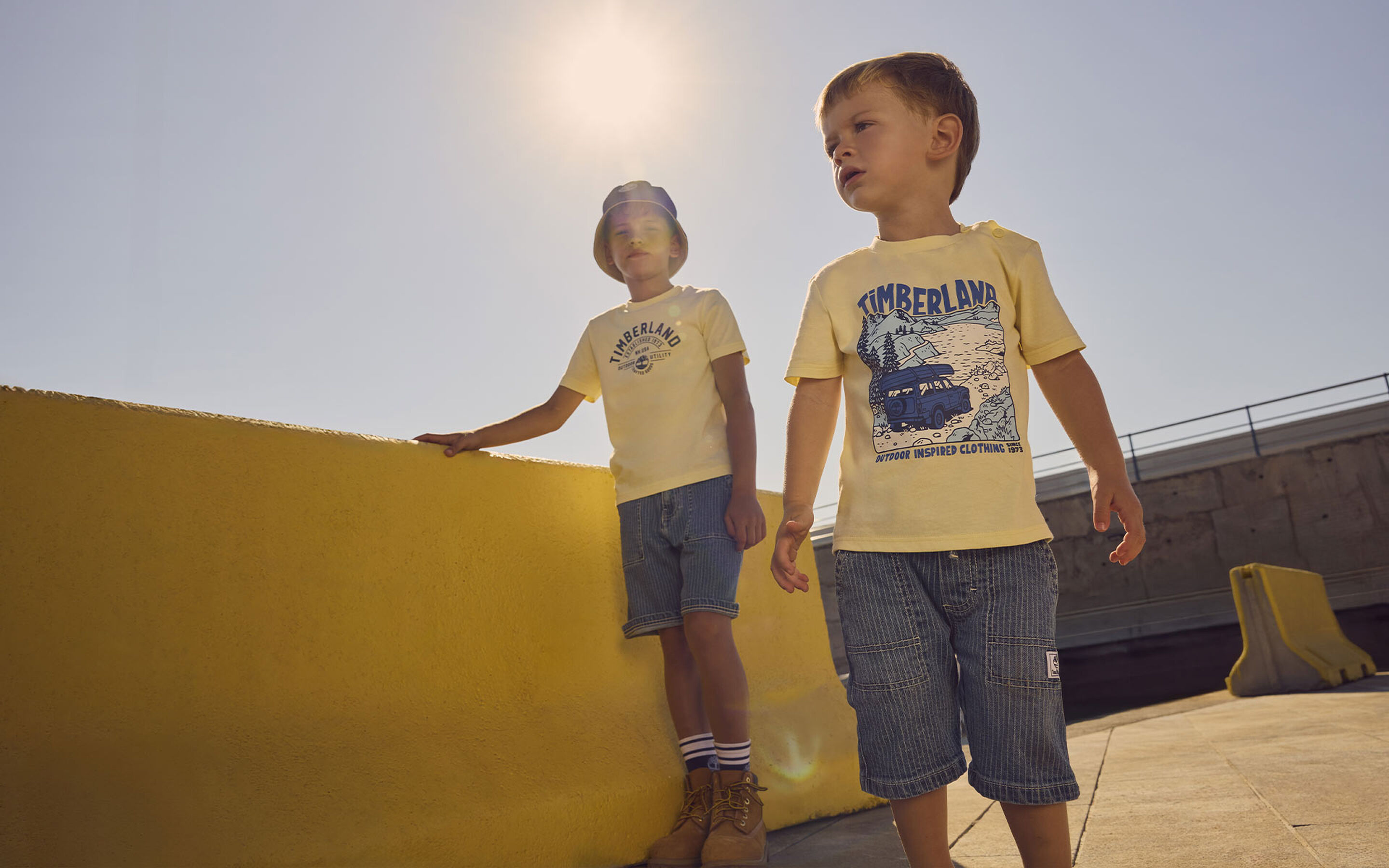 Timberland coat on Kids around