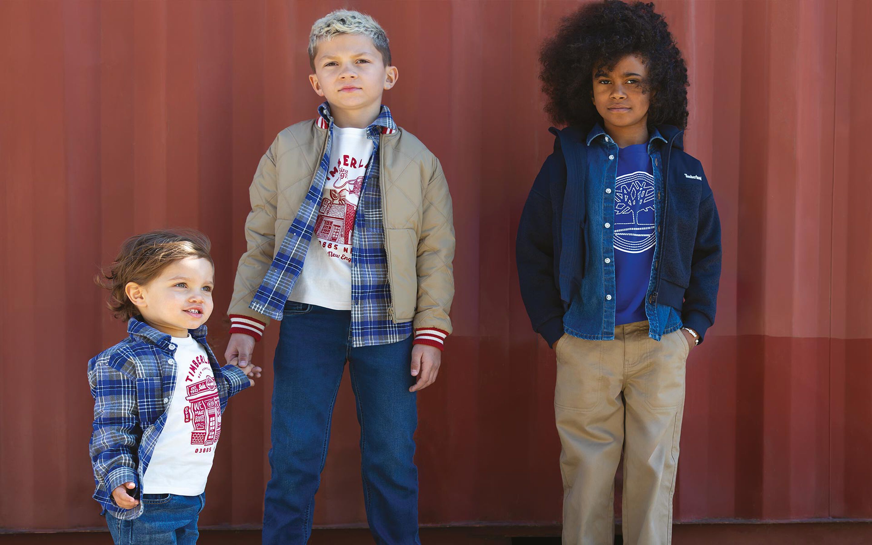 timberland brand for children on kids around
