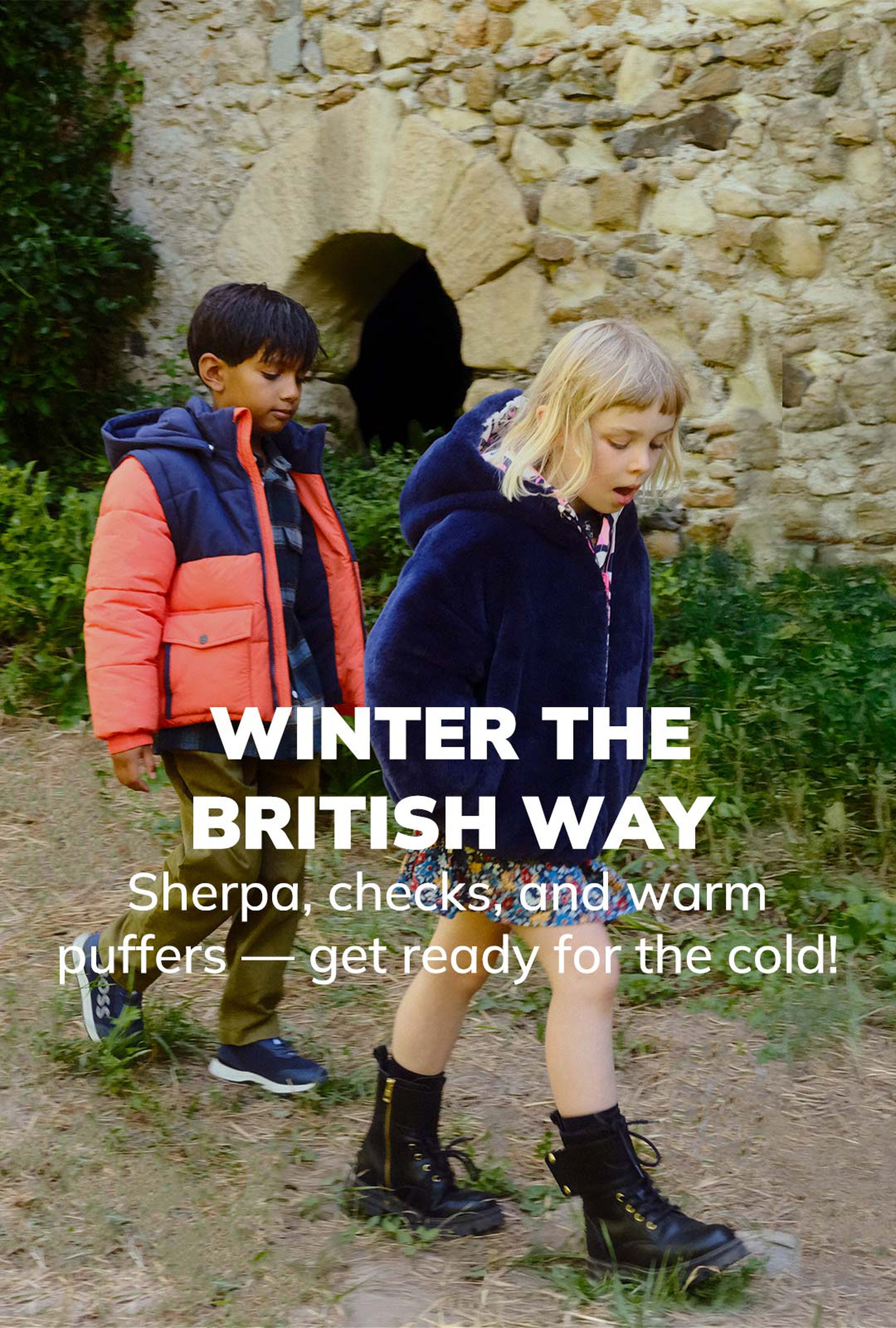 Les nouvelles collections automne hiver 2025 de vêtements pour enfants chez Kids around