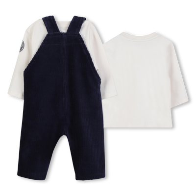 Corduroy dungaree set TIMBERLAND BOY