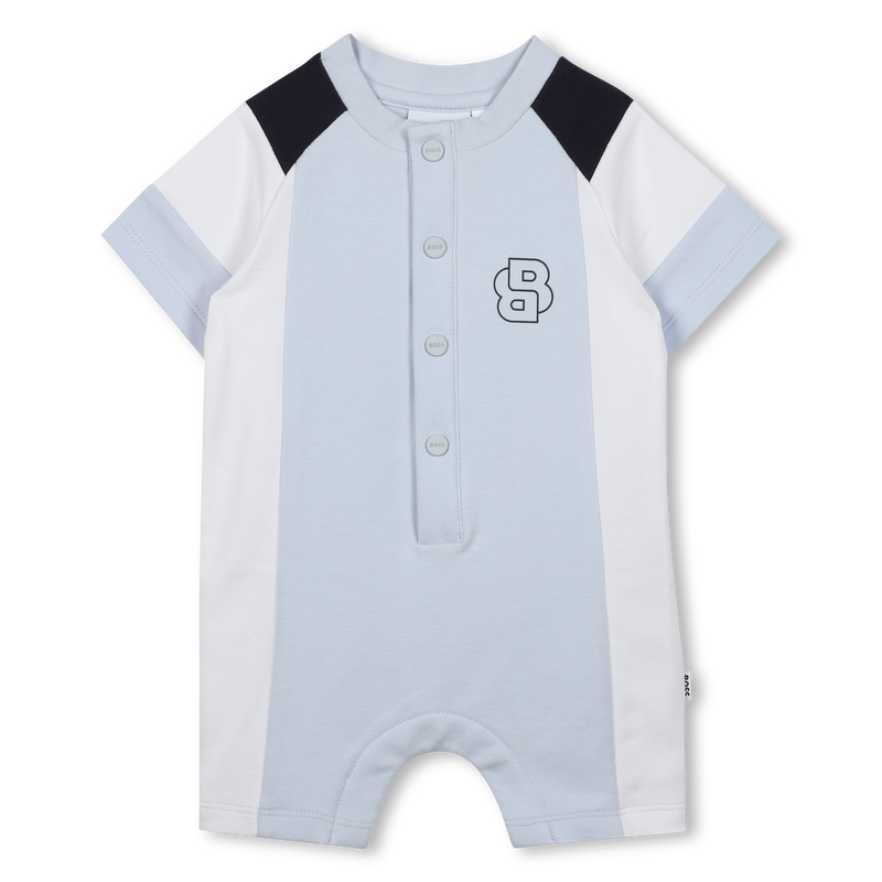 Tricolor short romper BOSS 
                        BOY