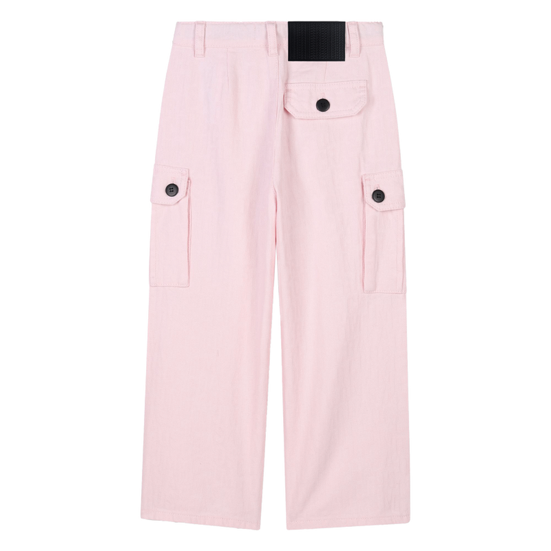 Cotton trousers with pockets MARC JACOBS 
                        GIRL