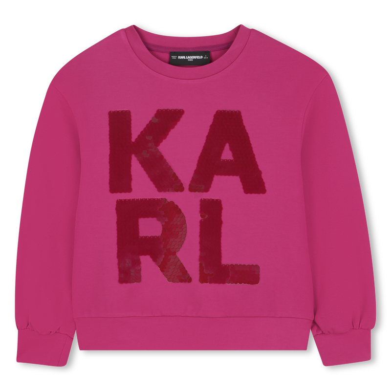 Long-sleeved sweatshirt KARL LAGERFELD KIDS 
                        GIRL