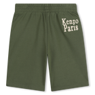Fleece Bermuda Shorts KENZO KIDS 
                    BOY