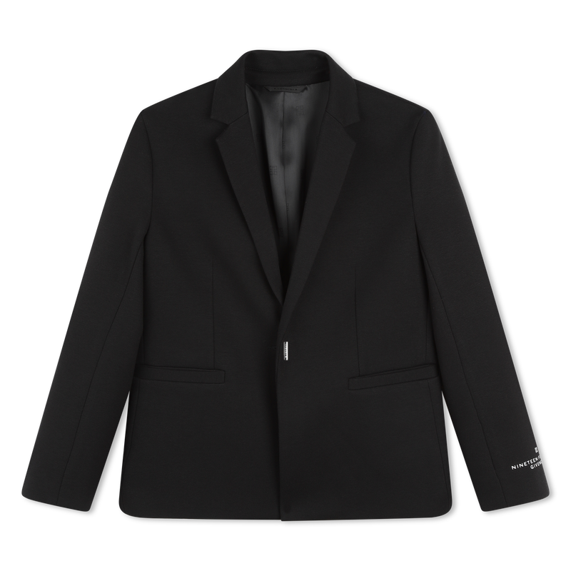 Logo Print Suit Jacket GIVENCHY 
                    BOY