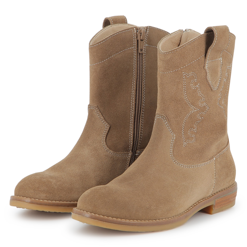 Western boots in cowhide leather ZADIG & VOLTAIRE 
                    GIRL