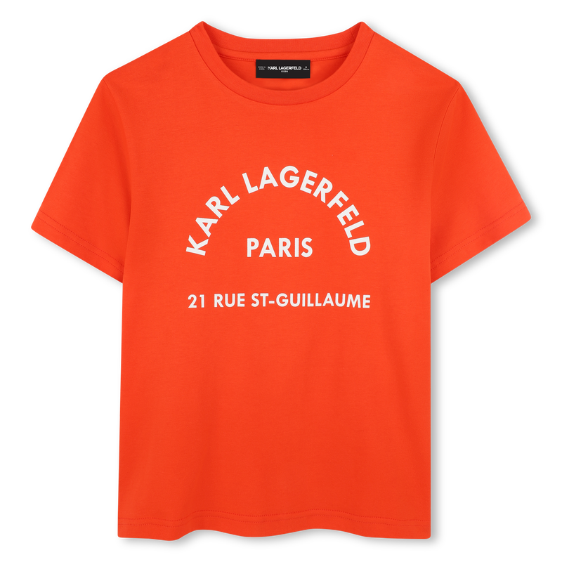 Short-sleeved T-shirt KARL LAGERFELD KIDS 
                        BOY