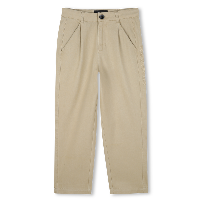Trousers with pockets KARL LAGERFELD KIDS 
                    BOY
