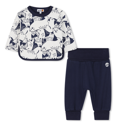 Snap t-shirt and pants TIMBERLAND BOY