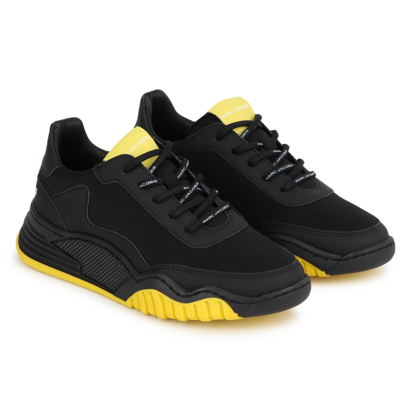 MARC JACOBS Lace up low top logo trainers