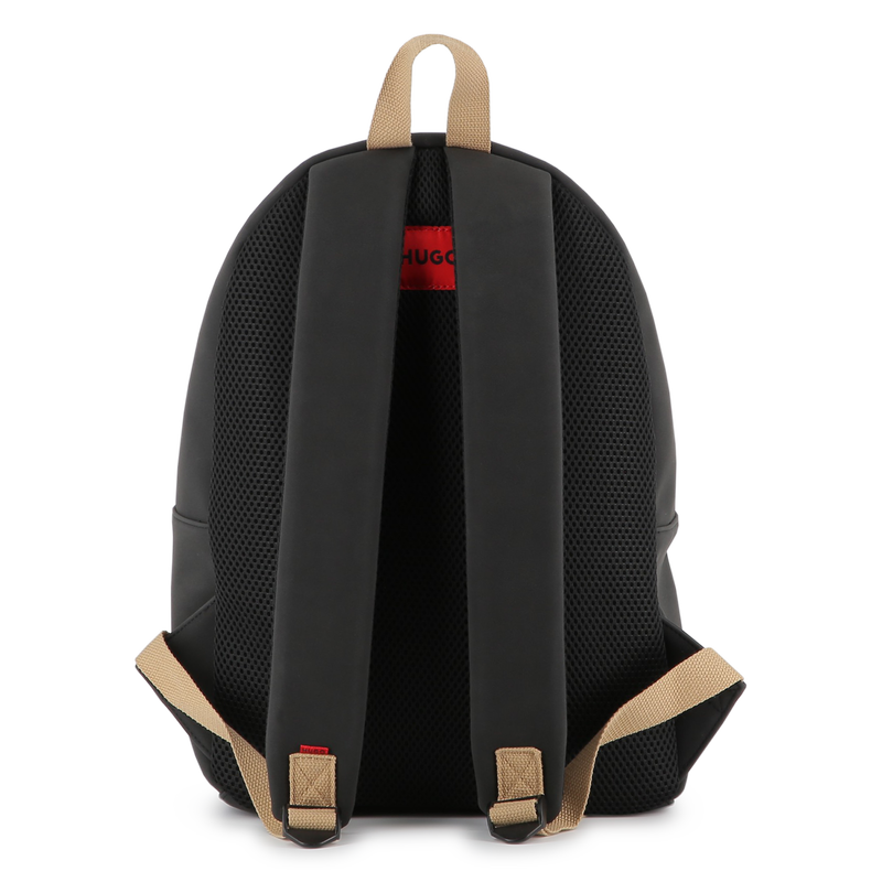 Coated textile backpack HUGO 
                    BOY