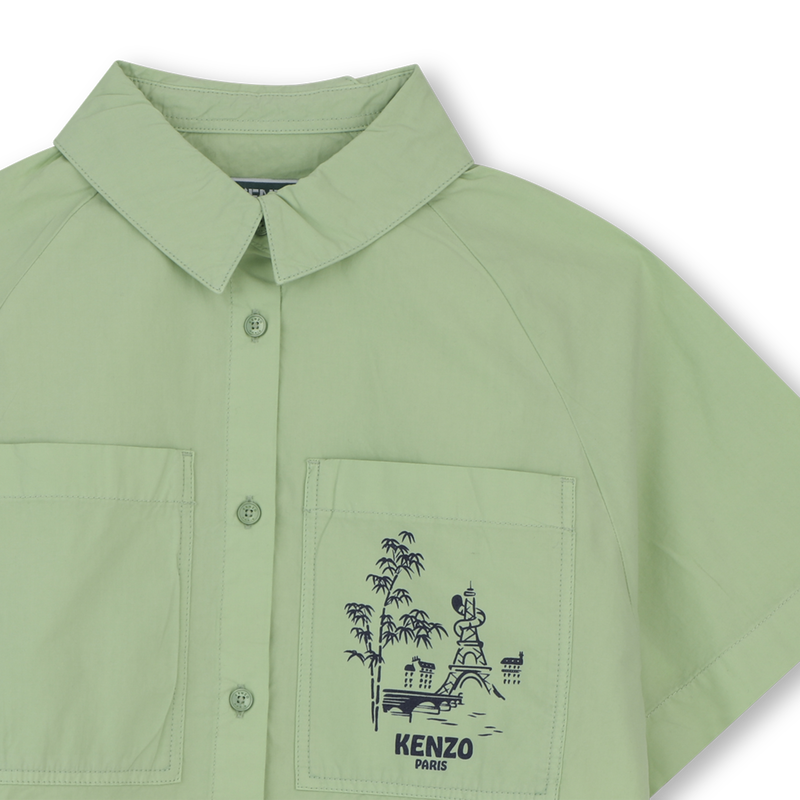 Poplin Shirt KENZO KIDS 
                        GIRL