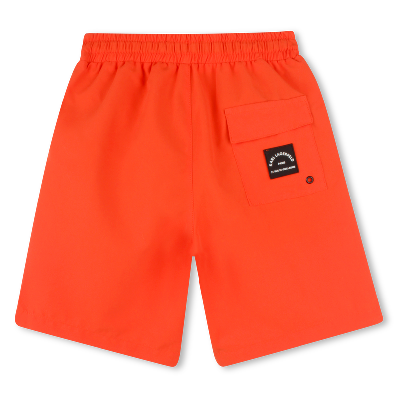 Swim shorts with pockets KARL LAGERFELD KIDS 
                        BOY