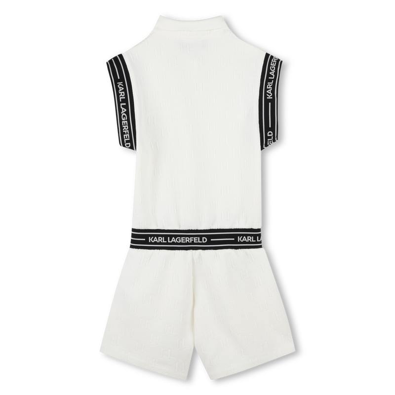 Short-sleeved romper KARL LAGERFELD KIDS 
                        GIRL