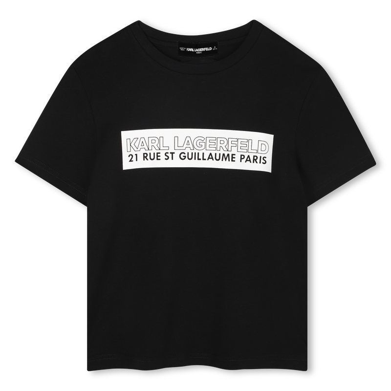 Short-sleeved T-shirt KARL LAGERFELD KIDS 
                        BOY