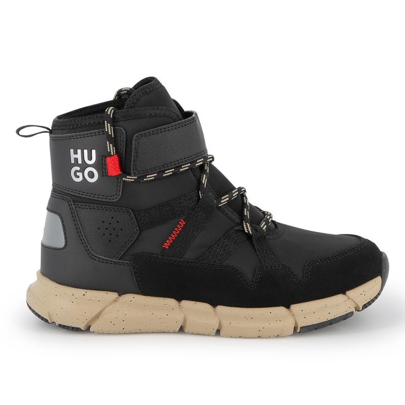 Ankle boots with laces HUGO 
                        BOY