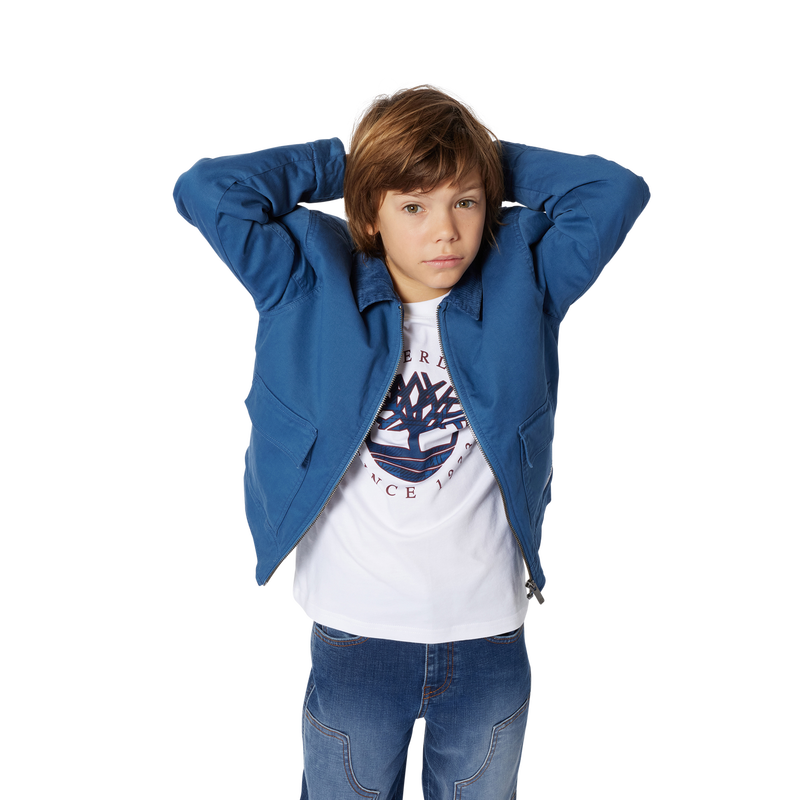 Patch Pocket Wide-Leg Jeans TIMBERLAND 
                    BOY
