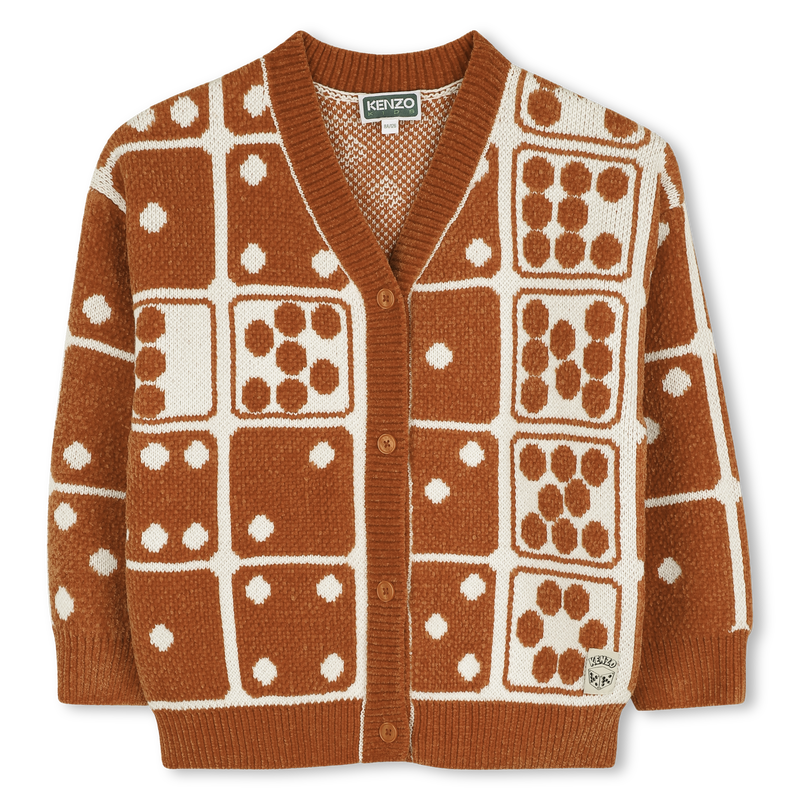 Knitted cardigan KENZO KIDS 
                        GIRL