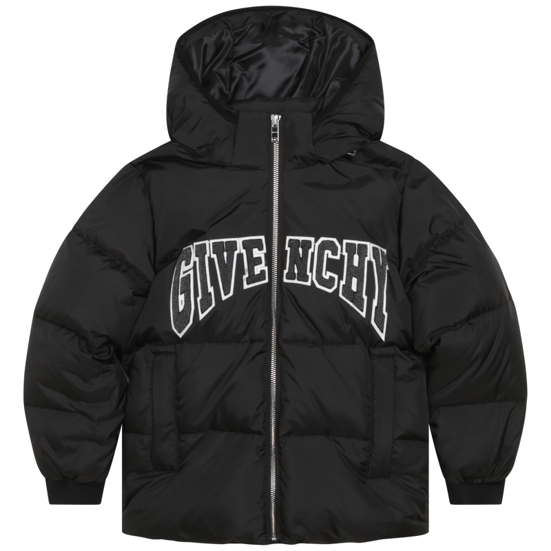 Hooded zipped bomber jacket GIVENCHY 
                    BOY
