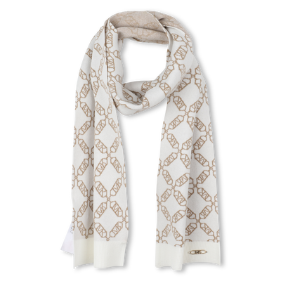 Knit scarf with jacquard MICHAEL KORS GIRL