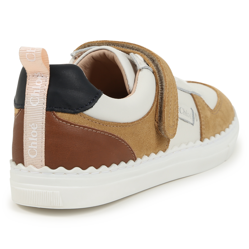 Leather Lace-Up Sneakers CHLOE 
                    GIRL