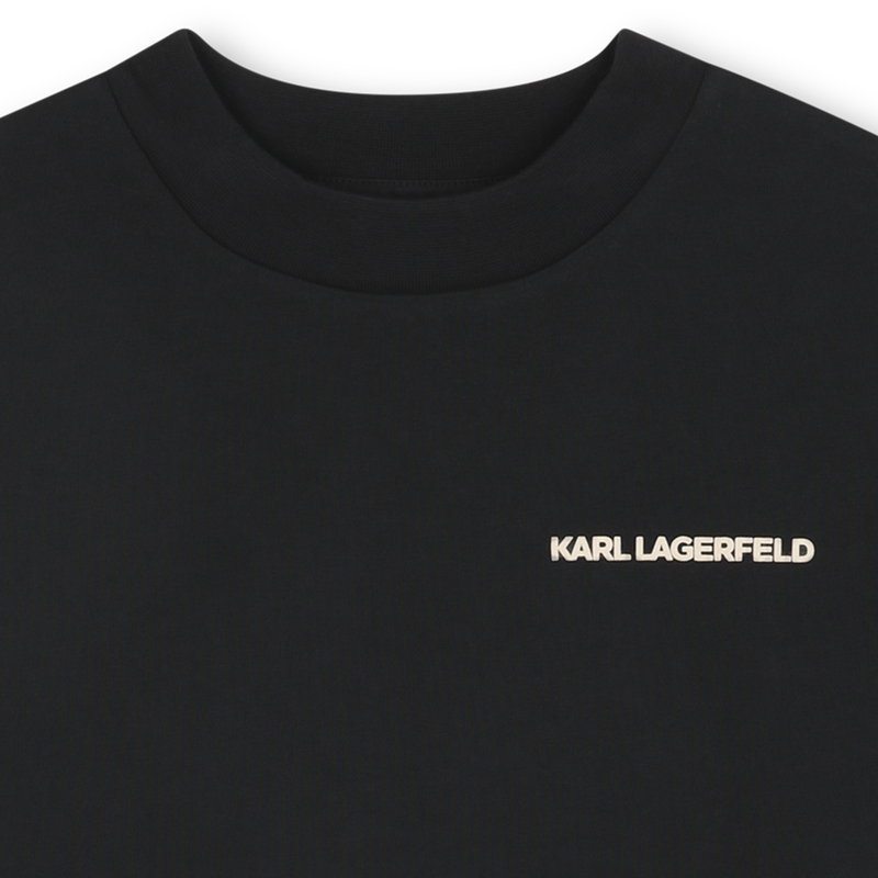 Heavy cotton jersey T-shirt KARL LAGERFELD KIDS 
                        BOY
