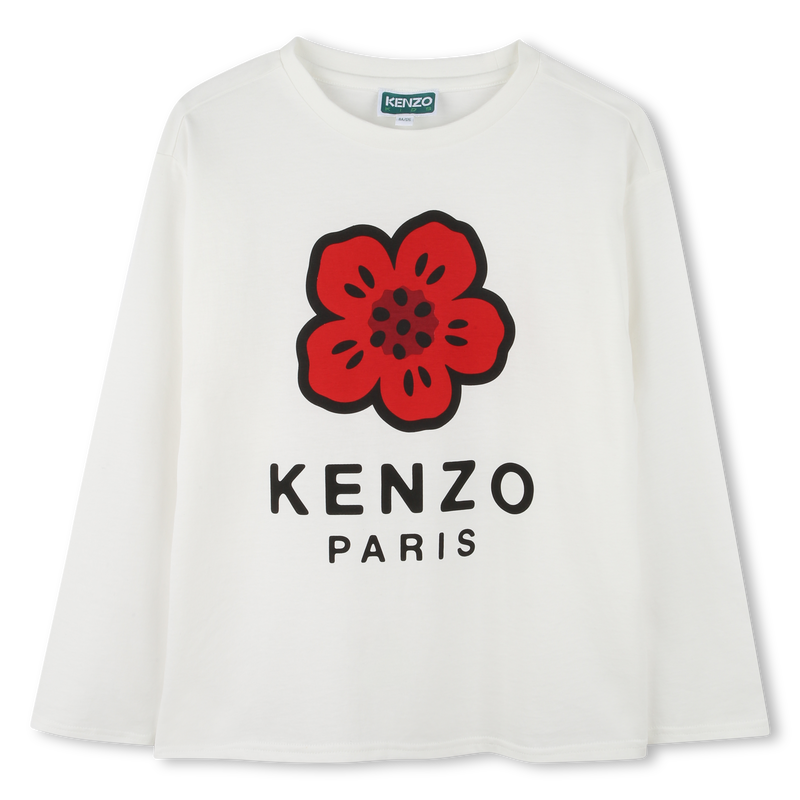 Long-sleeved jersey T-shirt KENZO KIDS 
                    UNISEX