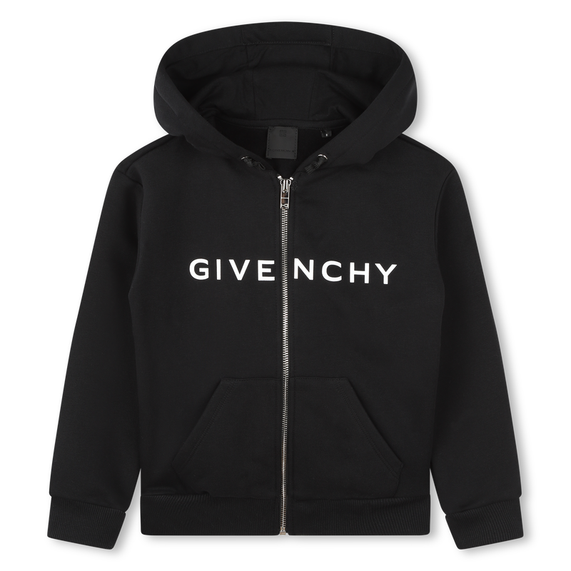 Zip-Up Hooded Cardigan GIVENCHY 
                    GIRL