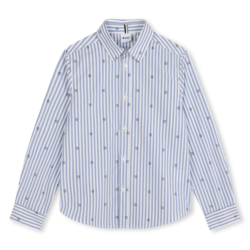 Long-Sleeved Cotton Shirt BOSS 
                        BOY