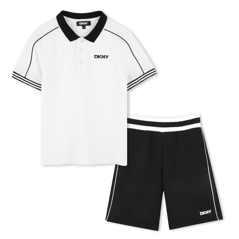 Bermudas & Polo Set DKNY 
                        BOY