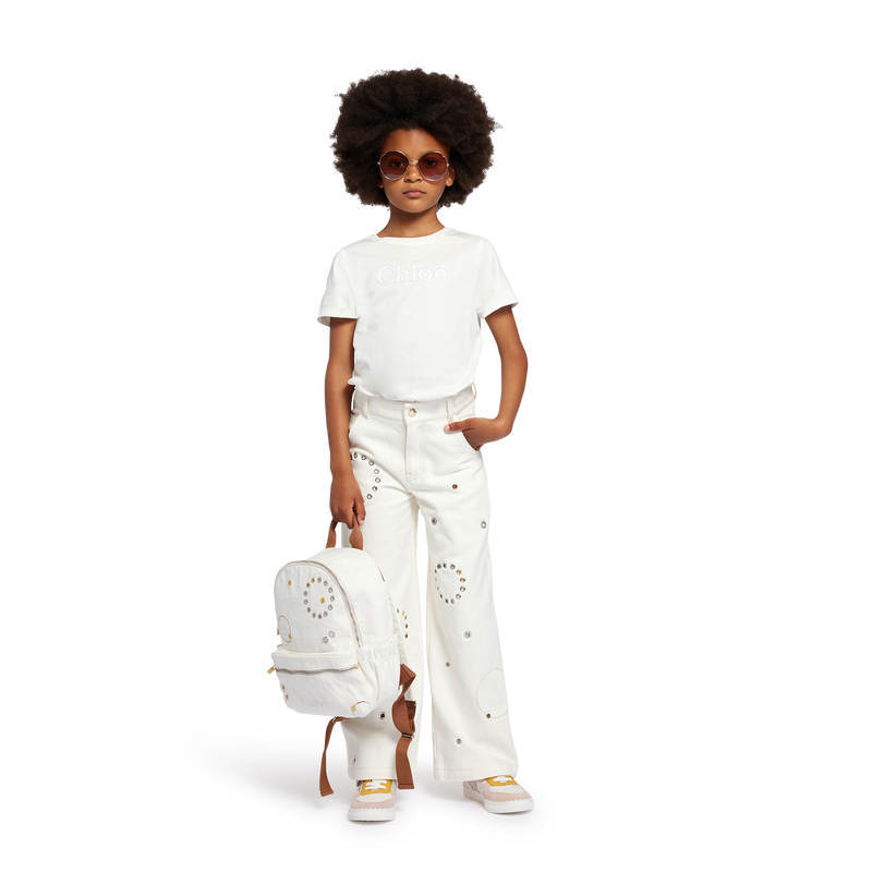 Leather detail backpack CHLOE 
                    GIRL