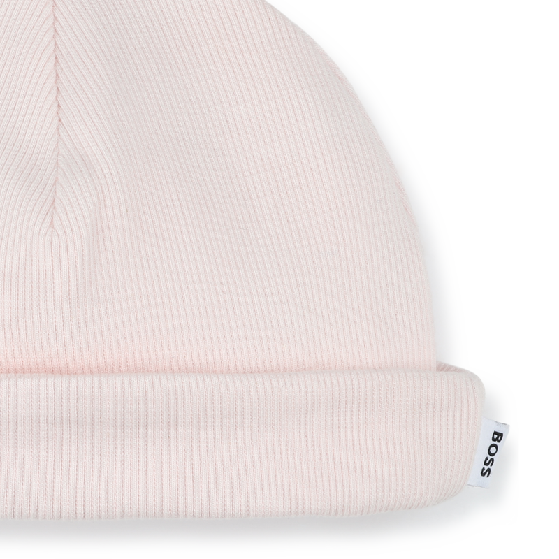 Ribbed hat with turn up BOSS 
                        GIRL