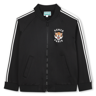 Cardigan with zipper opening KENZO KIDS UNISEX