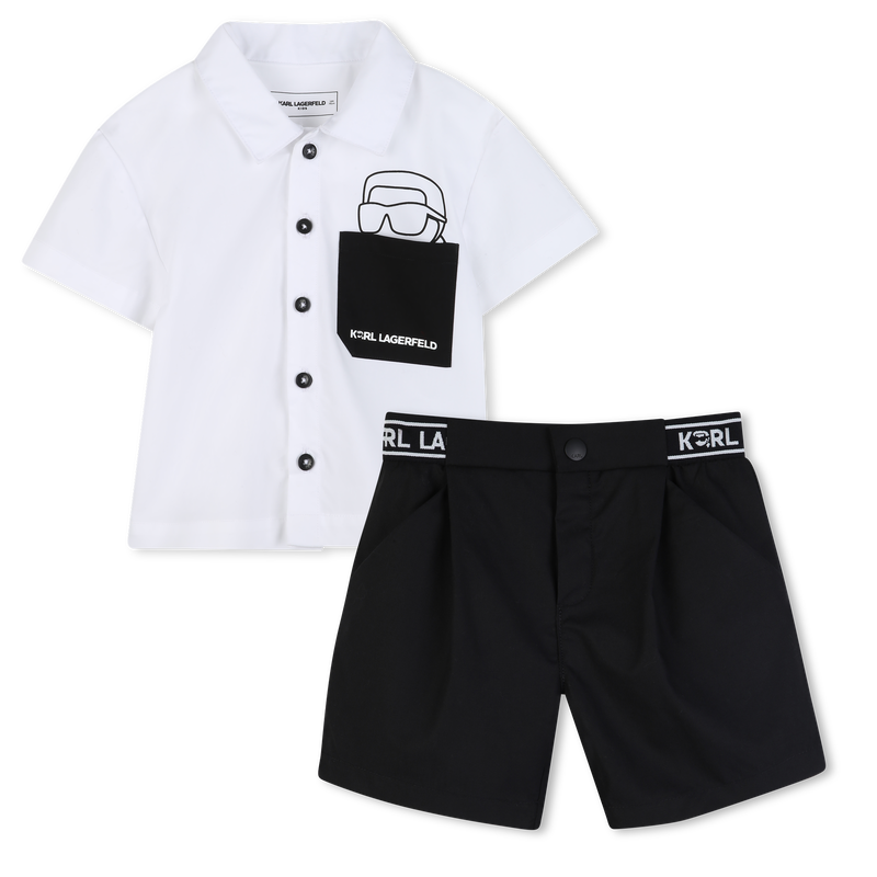 Organic Cotton Set KARL LAGERFELD KIDS 
                        BOY