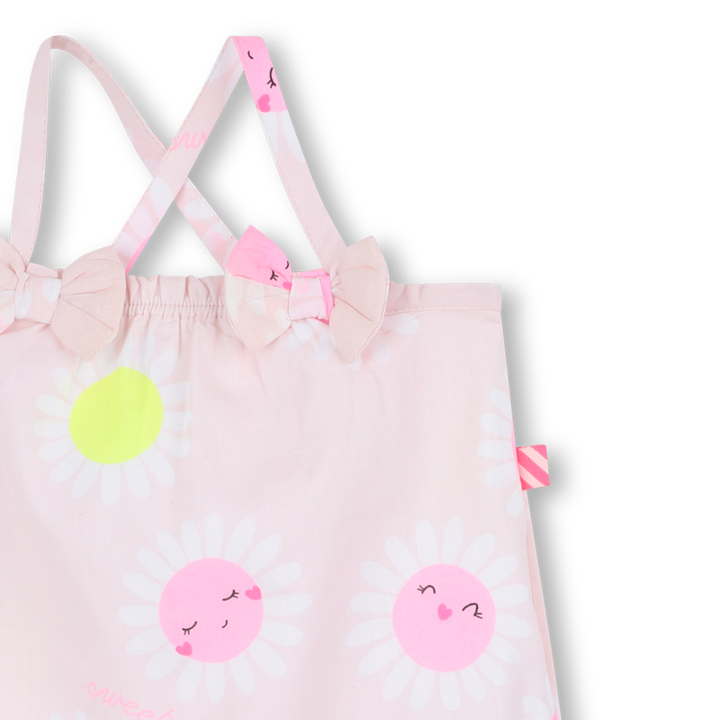 Strappy cotton romper BILLIEBLUSH 
                        GIRL