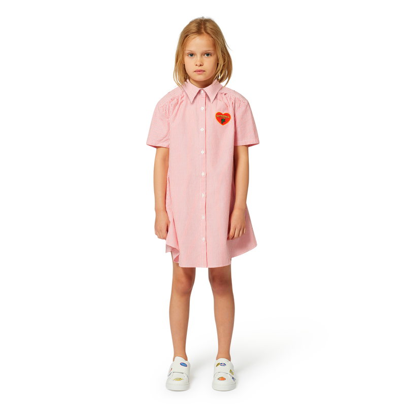 Striped cotton shirt-dress KENZO KIDS 
                    GIRL