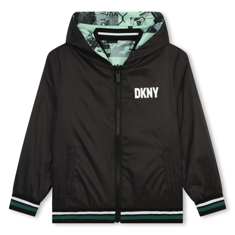 Reversible hooded jacket DKNY 
                    BOY
