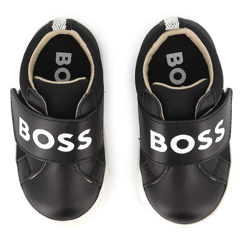 Leather Velcro Sneakers BOSS 
                        BOY